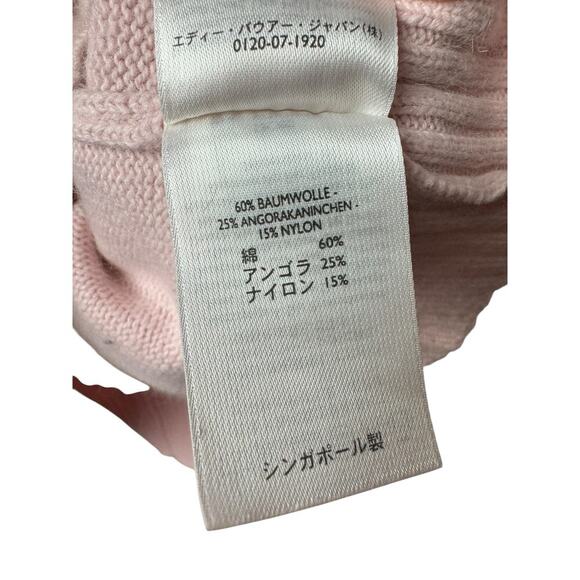 Eddie Bauer Women’s Sweater XXL Pink Cotton Blend Pullover Crewneck Button Cuffs - Picture 6 of 6